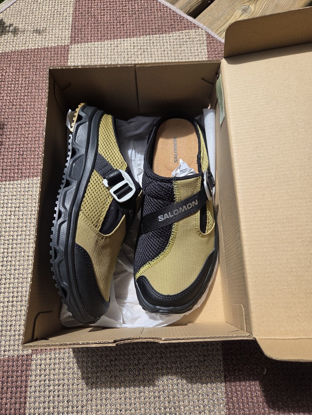 Salomon RX SLIDE 3.0 NOMAD IN Black/Willow/Ftw Silver.  Womens 7, Fits Like An 8 - Picture 9 of 10